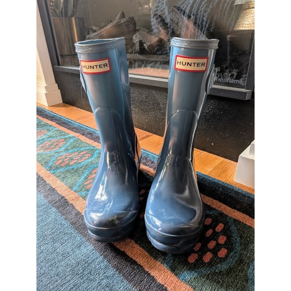 Hunter Rain Boots Light Blue Size 5